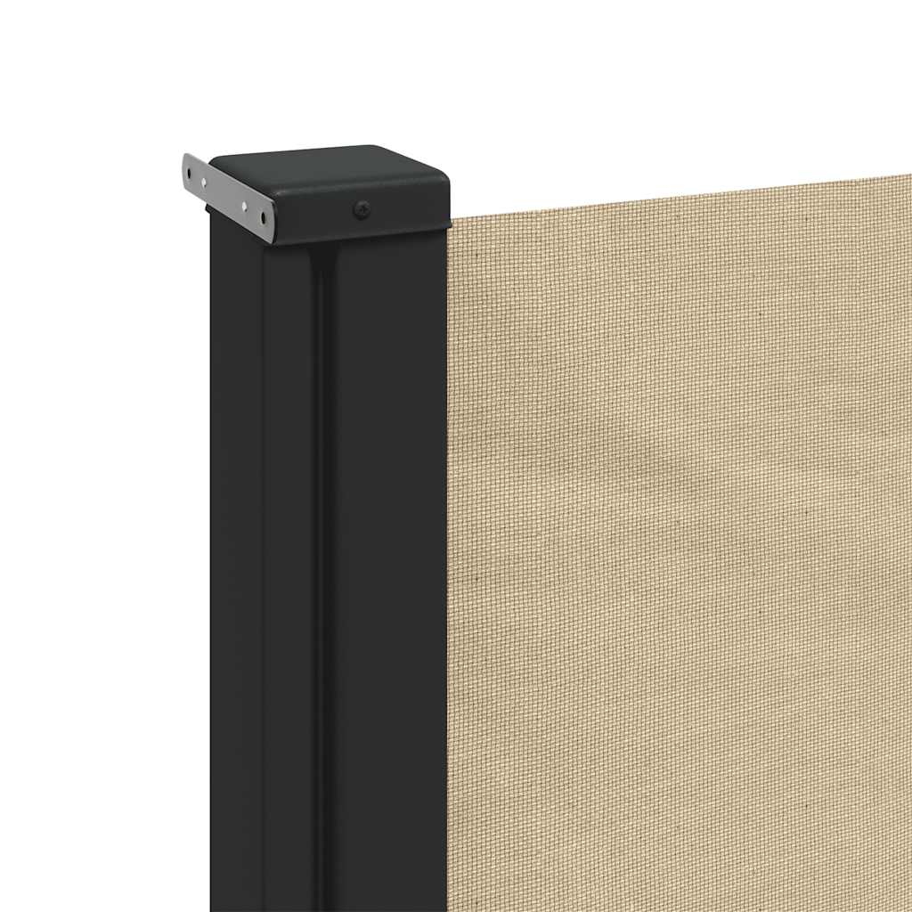 vidaXL Copertina laterală retractabilă, bej, 140x500 cm vidaXL Copertina laterală retractabilă, bej, 140x500 cm