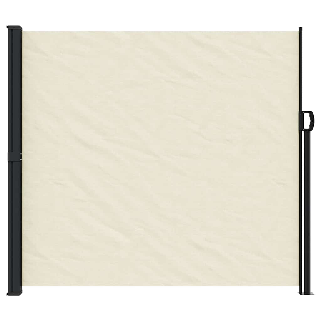 vidaXL Copertina laterală retractabilă, crem, 180x500 cm