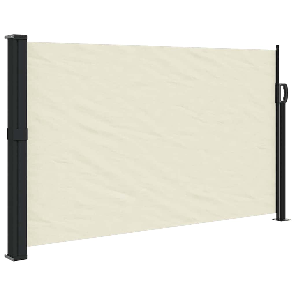 vidaXL Copertină laterală retractabilă, crem, 120 x 600 cm vidaXL Copertină laterală retractabilă, crem, 120 x 600 cm