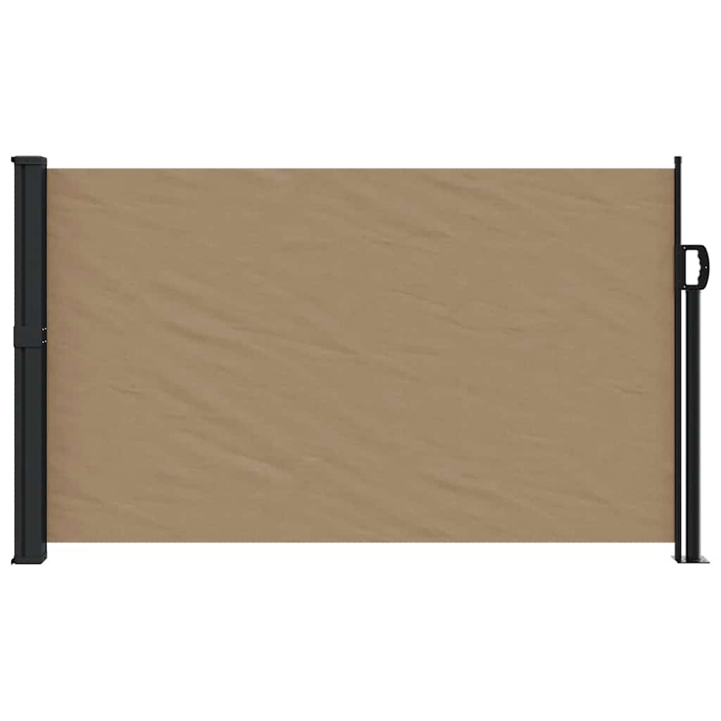 vidaXL Copertină laterală retractabilă, gri taupe, 120 x 600 cm vidaXL Copertină laterală retractabilă, gri taupe, 120 x 600 cm