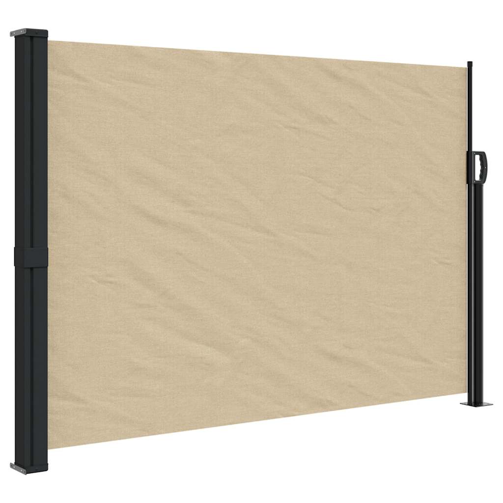 vidaXL Copertină laterală retractabilă, bej, 140x600 cm vidaXL Copertină laterală retractabilă, bej, 140x600 cm