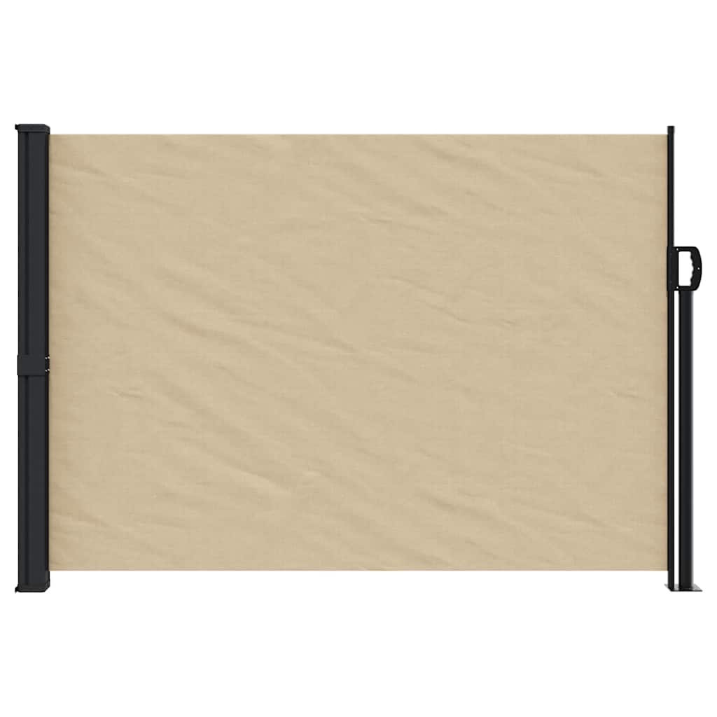 vidaXL Copertină laterală retractabilă, bej, 140x600 cm vidaXL Copertină laterală retractabilă, bej, 140x600 cm