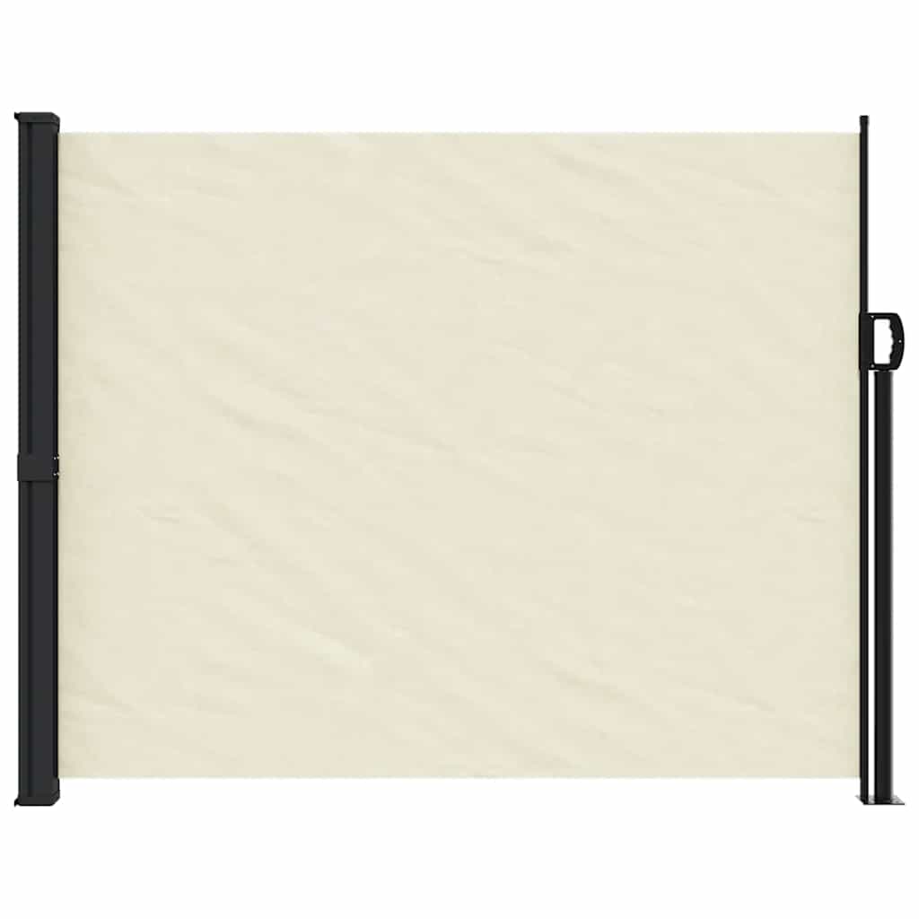 vidaXL Copertină laterală retractabilă, crem, 160 x 600 cm