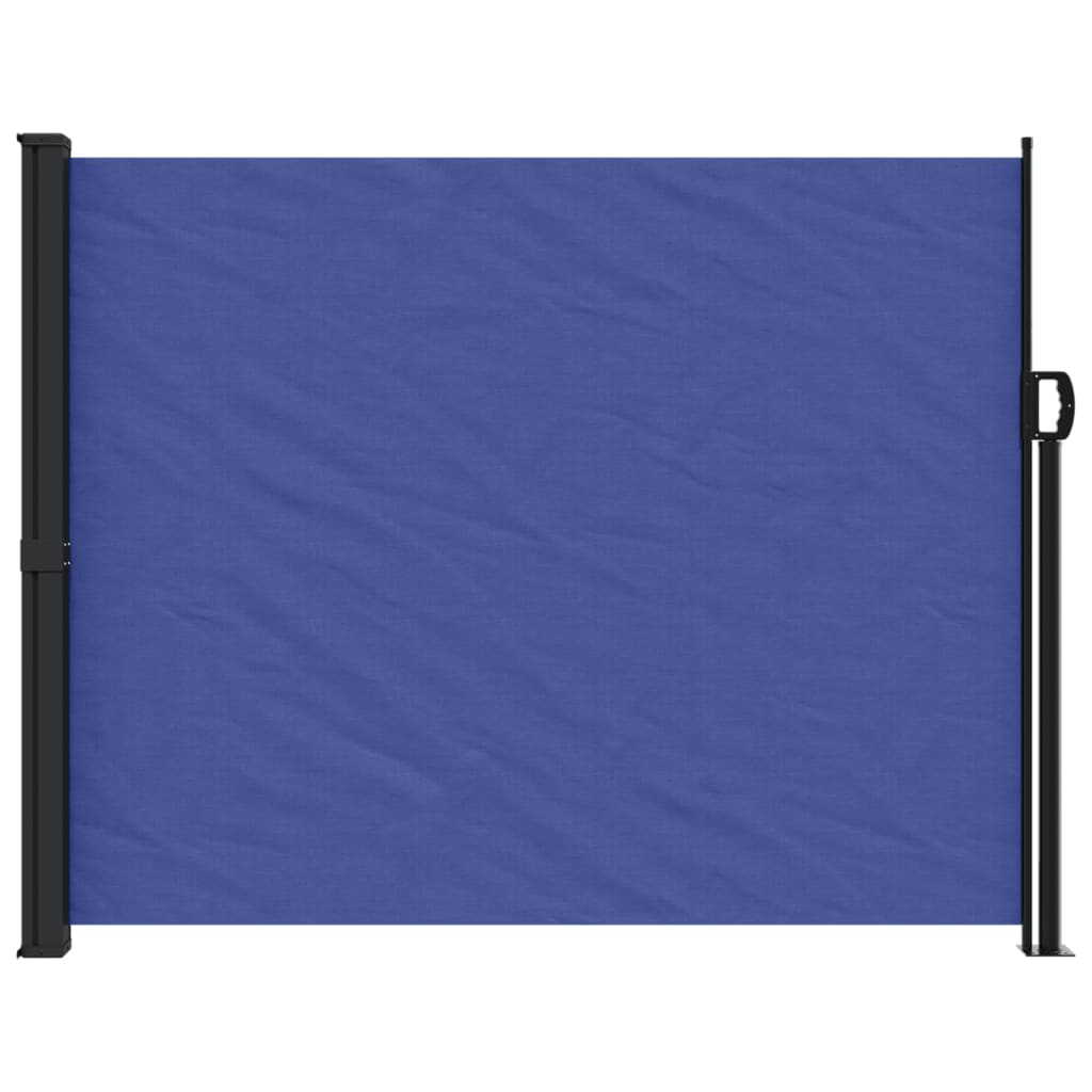 vidaXL Copertină laterală retractabilă, albastru, 160 x 600 cm vidaXL Copertină laterală retractabilă, albastru, 160 x 600 cm