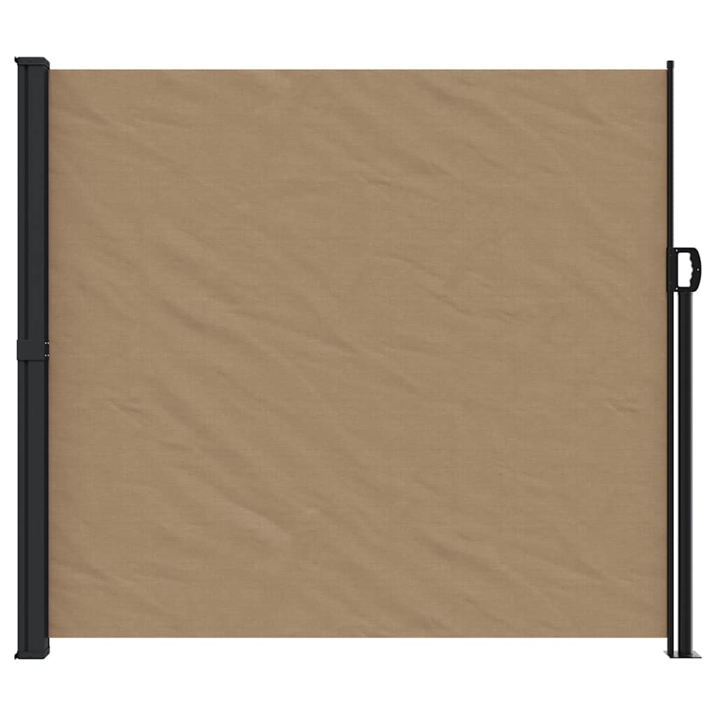 vidaXL Copertină laterală retractabilă, gri taupe, 180x600 cm vidaXL Copertină laterală retractabilă, gri taupe, 180x600 cm