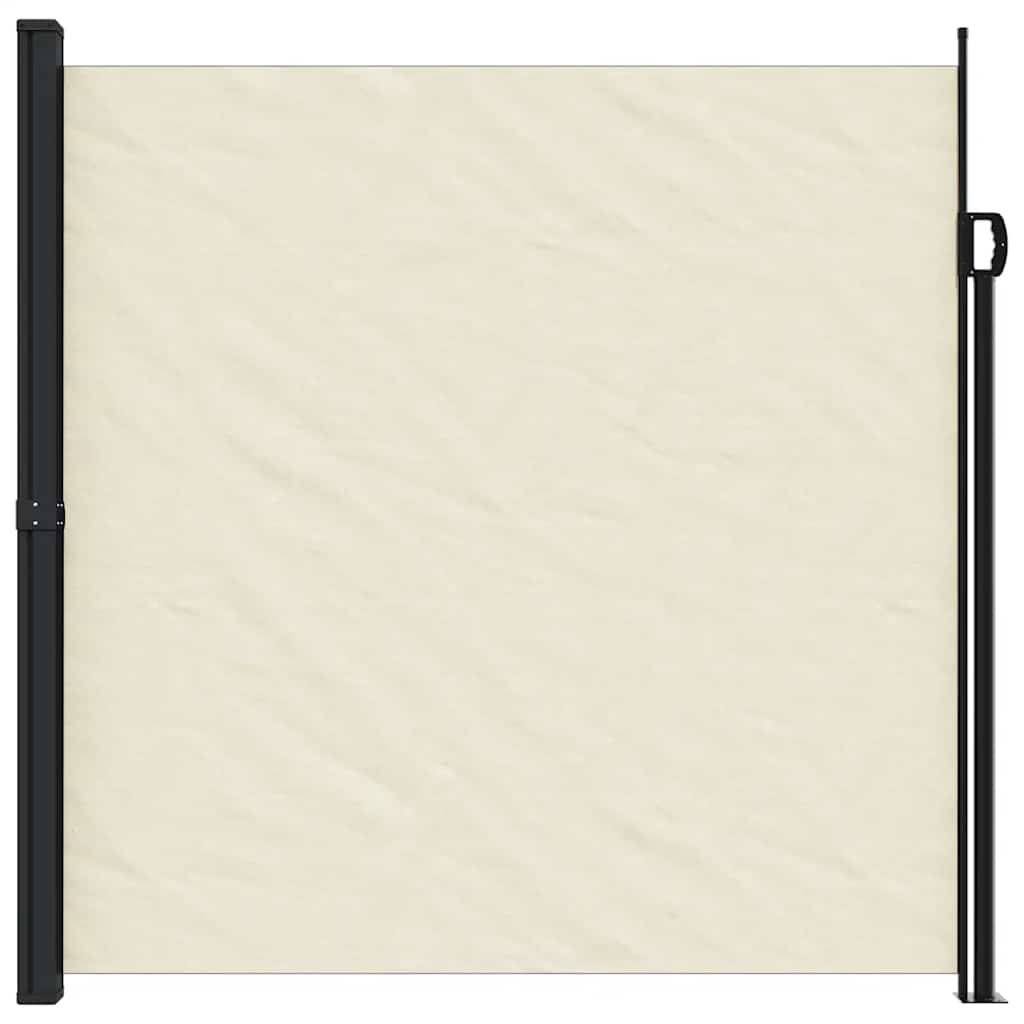 vidaXL Copertină laterală retractabilă, crem, 200x600 cm vidaXL Copertină laterală retractabilă, crem, 200x600 cm