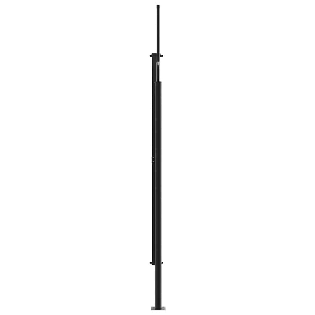vidaXL Copertină laterală retractabilă, alb, 200x600 cm vidaXL Copertină laterală retractabilă, alb, 200x600 cm
