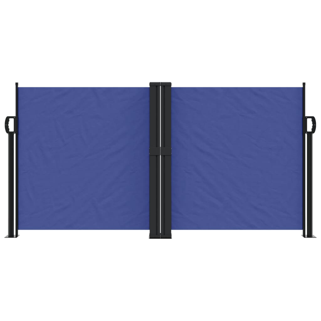 vidaXL Copertină laterală retractabilă, albastru, 120 x 600 cm vidaXL Copertină laterală retractabilă, albastru, 120 x 600 cm