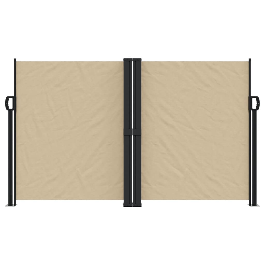 vidaXL Copertină laterală retractabilă, bej, 140x600 cm vidaXL Copertină laterală retractabilă, bej, 140x600 cm