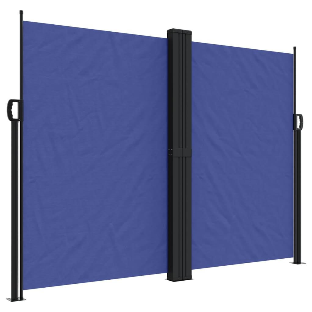 vidaXL Copertină laterală retractabilă, albastru, 180x600 cm