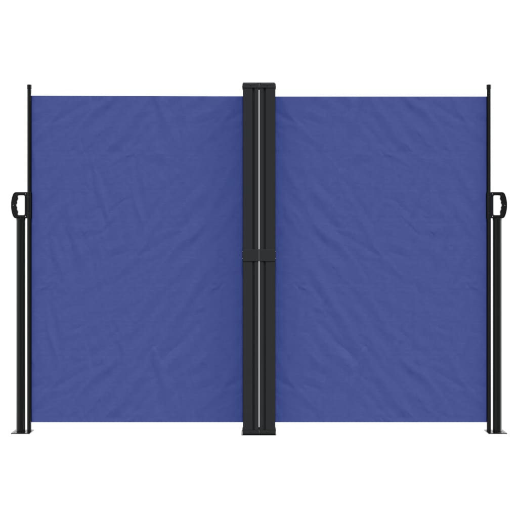 vidaXL Copertină laterală retractabilă, albastru, 180x600 cm