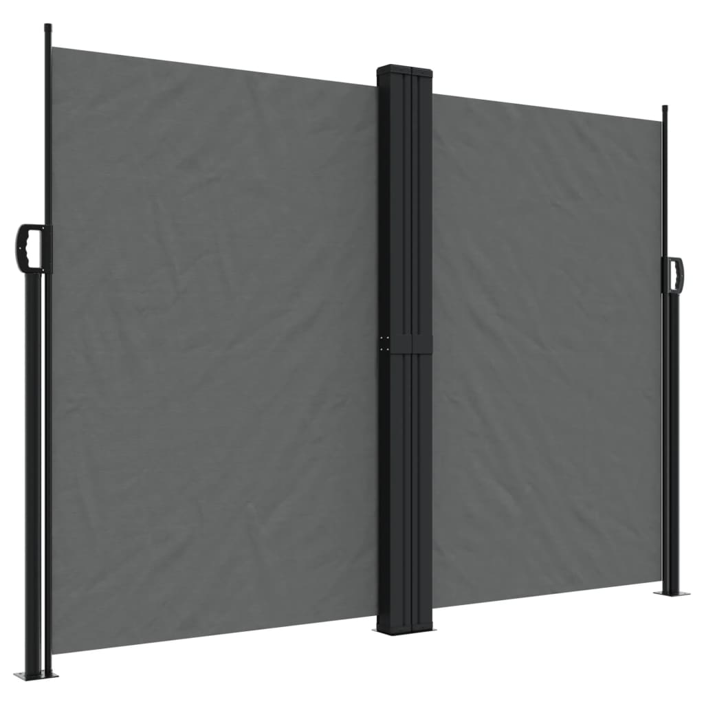 vidaXL Copertină laterală retractabilă, antracit, 180x600 cm