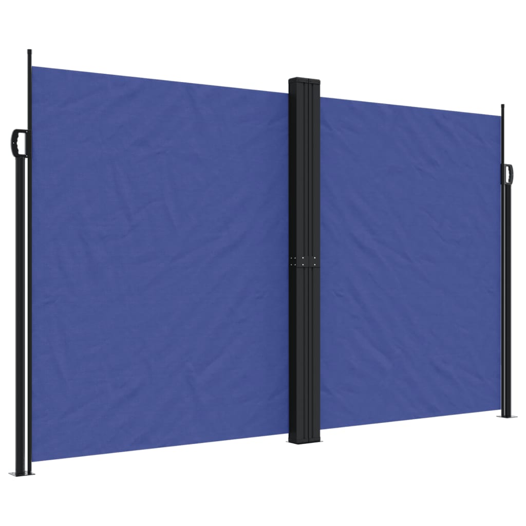 vidaXL Copertină laterală retractabilă, albastru, 200x600 cm vidaXL Copertină laterală retractabilă, albastru, 200x600 cm