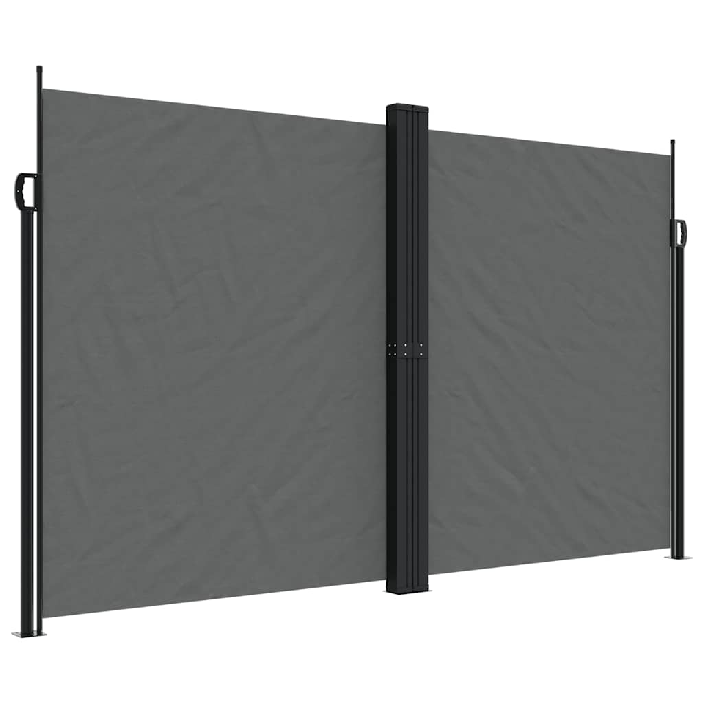 vidaXL Copertină laterală retractabilă, antracit, 200x600 cm
