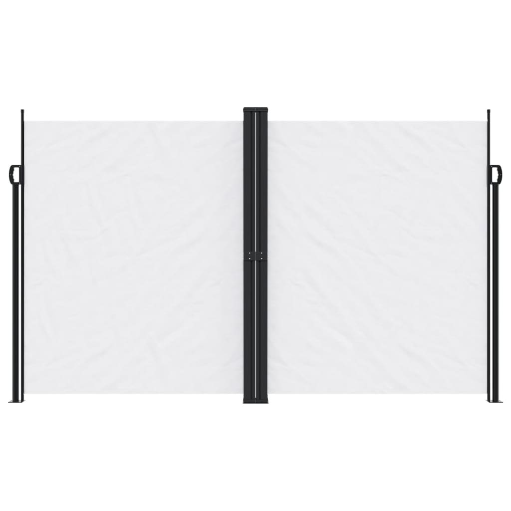 vidaXL Copertină laterală retractabilă, alb, 200x600 cm vidaXL Copertină laterală retractabilă, alb, 200x600 cm