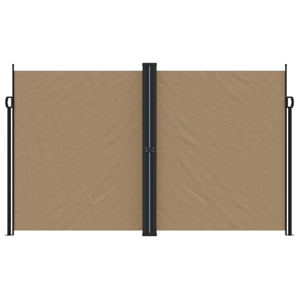 vidaXL Copertină laterală retractabilă, gri taupe, 200x600 cm vidaXL Copertină laterală retractabilă, gri taupe, 200x600 cm