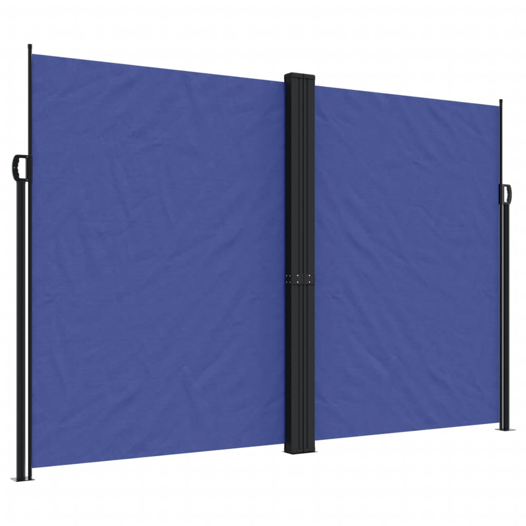 vidaXL Copertină laterală retractabilă, albastru, 220x600 cm vidaXL Copertină laterală retractabilă, albastru, 220x600 cm