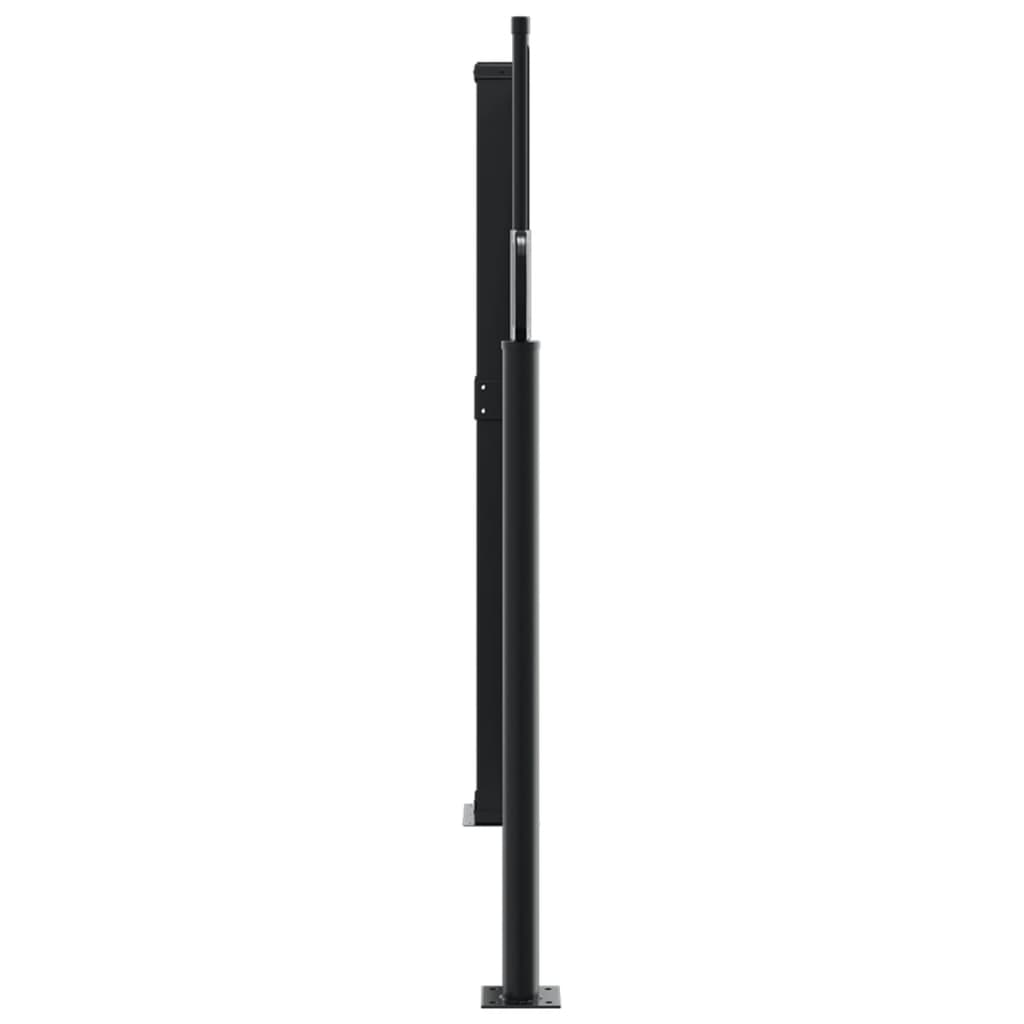 vidaXL Copertină laterală retractabilă, maro, 100 x 1000 cm vidaXL Copertină laterală retractabilă, maro, 100 x 1000 cm