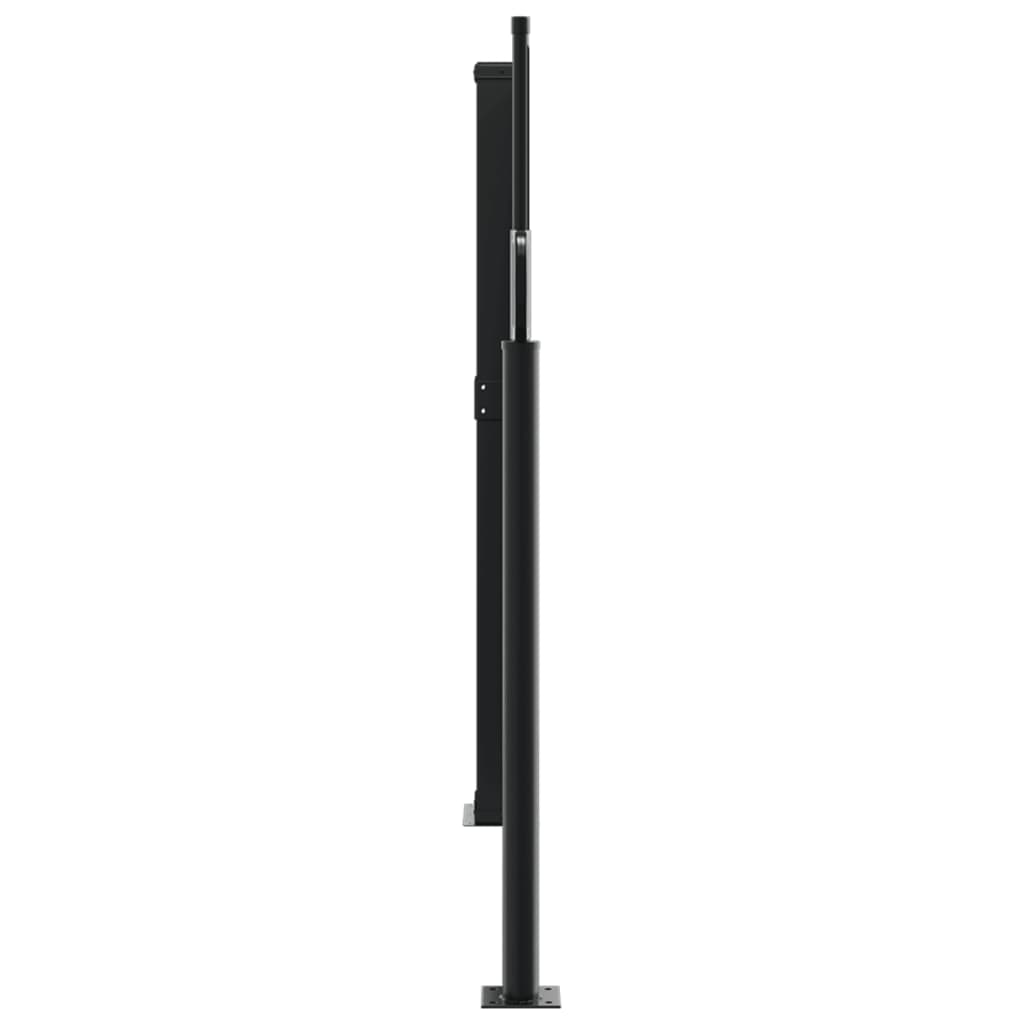 vidaXL Copertină laterală retractabilă, cărămiziu, 100 x 1000 cm