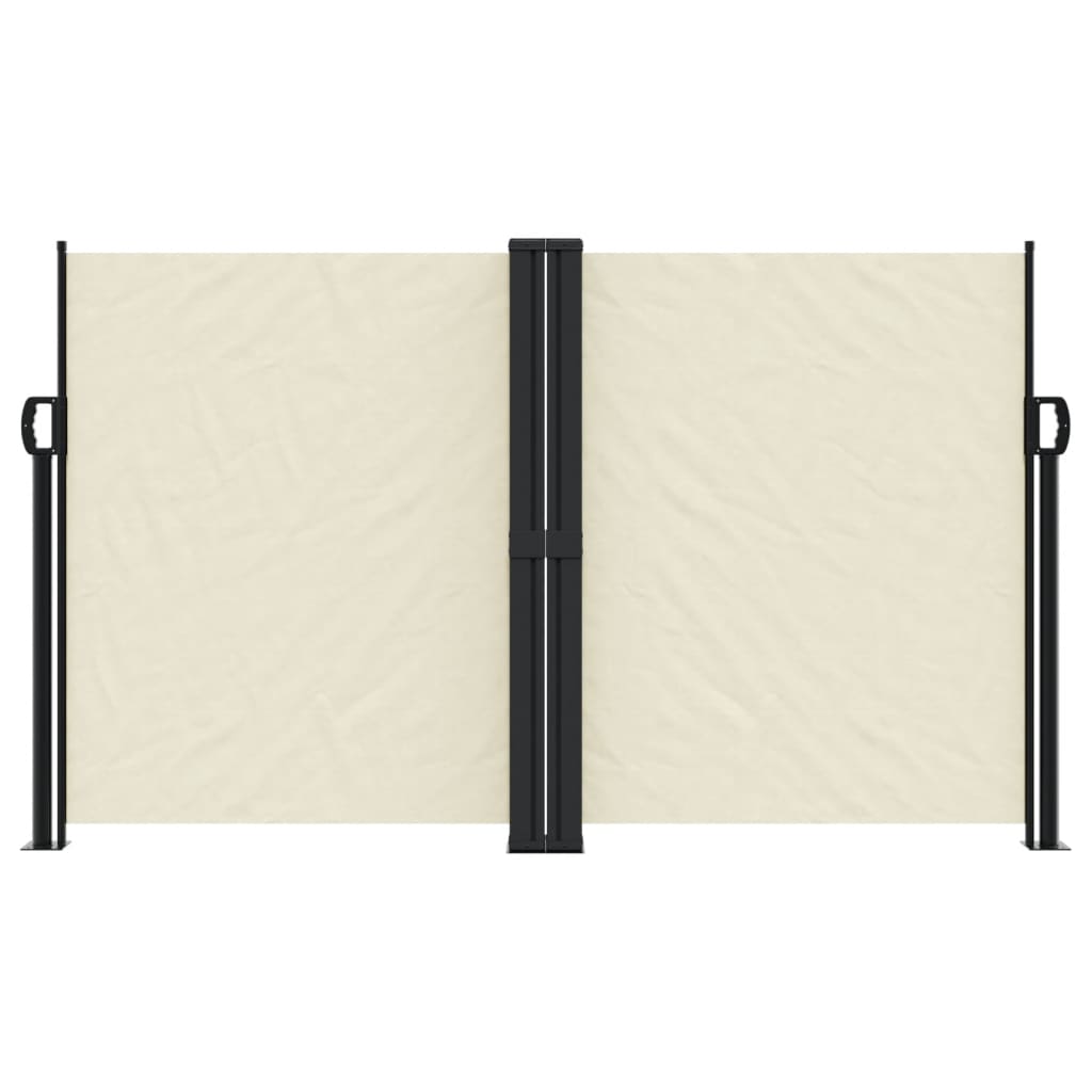 vidaXL Copertină laterală retractabilă, crem, 140 x 1000 cm vidaXL Copertină laterală retractabilă, crem, 140 x 1000 cm