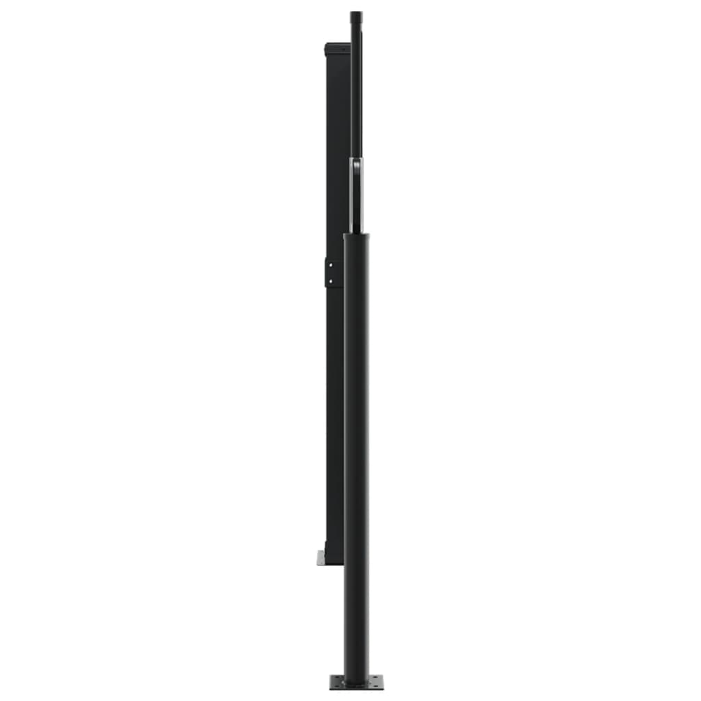 vidaXL Copertină laterală retractabilă, alb, 140 x 1000 cm vidaXL Copertină laterală retractabilă, alb, 140 x 1000 cm