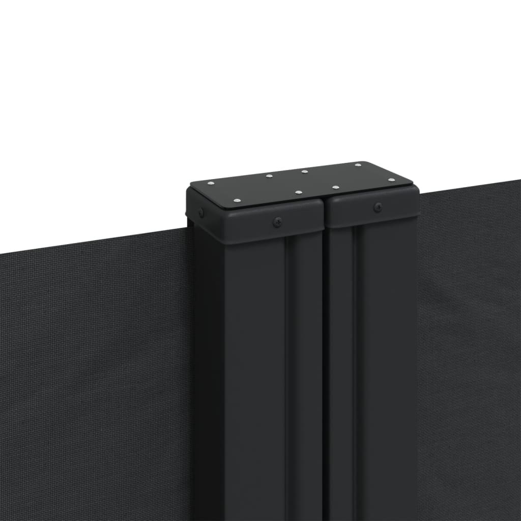 vidaXL Copertină laterală retractabilă, negru, 160x1000 cm