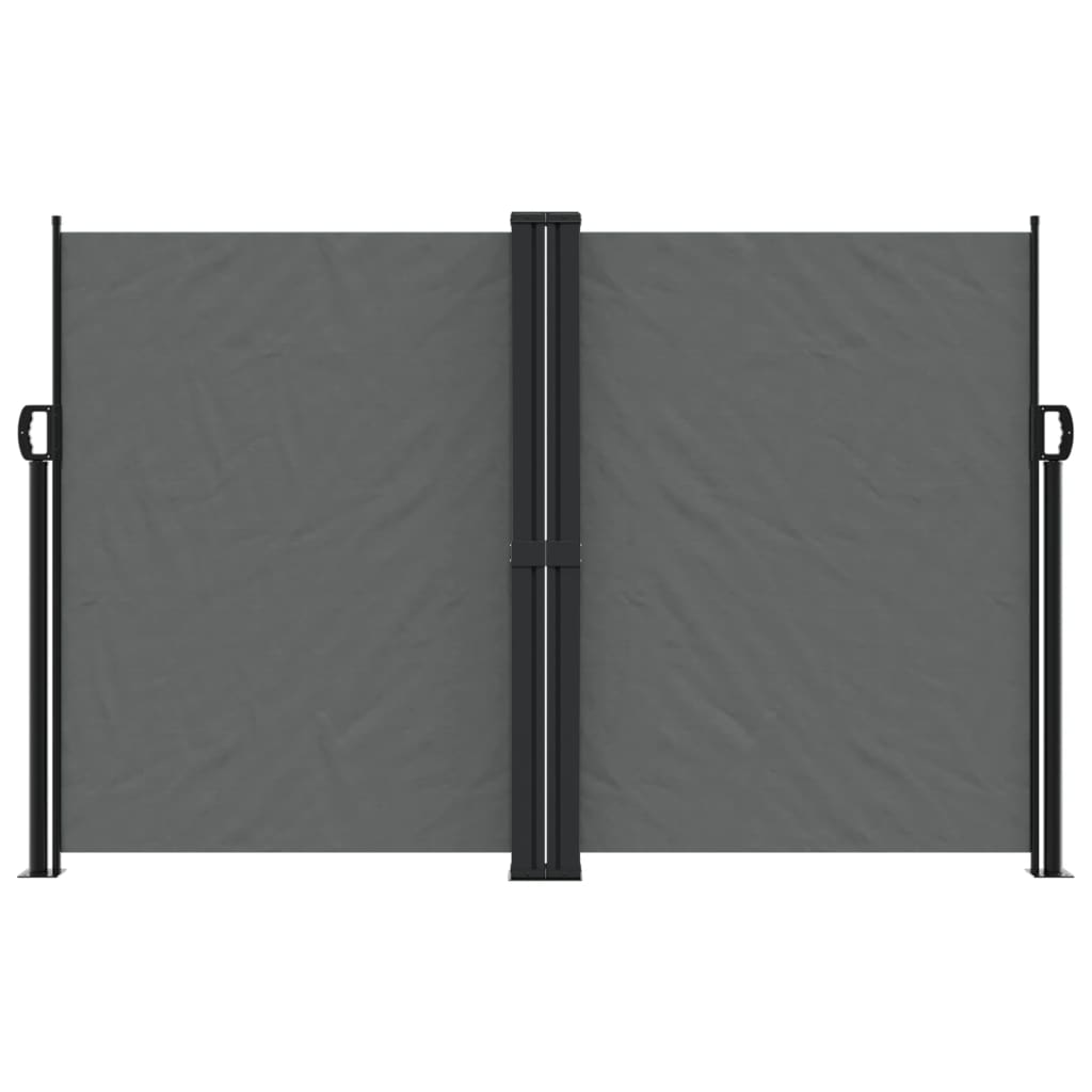 vidaXL Copertină laterală retractabilă, antracit, 160x1000 cm