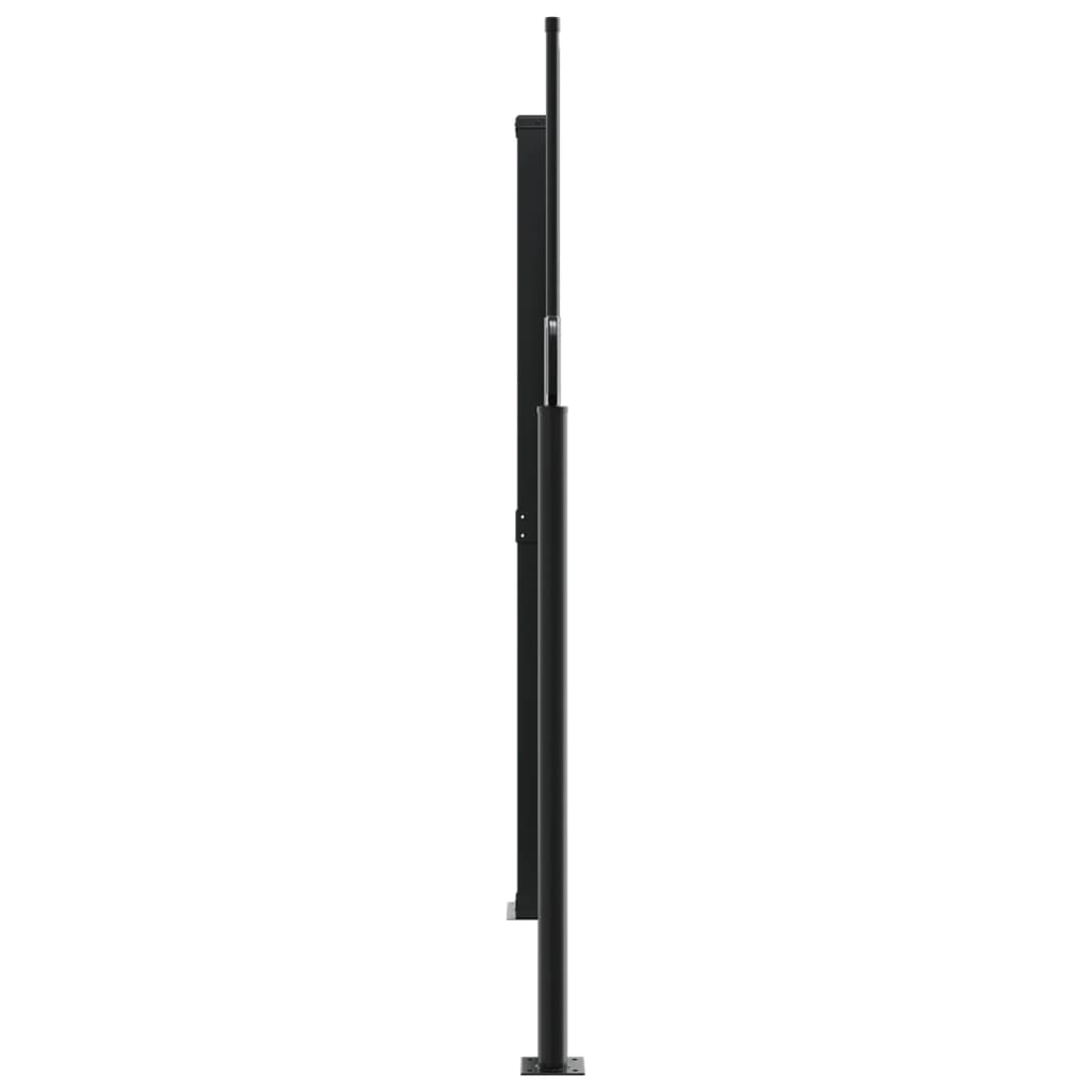 vidaXL Copertină laterală retractabilă, alb, 160x1000 cm vidaXL Copertină laterală retractabilă, alb, 160x1000 cm