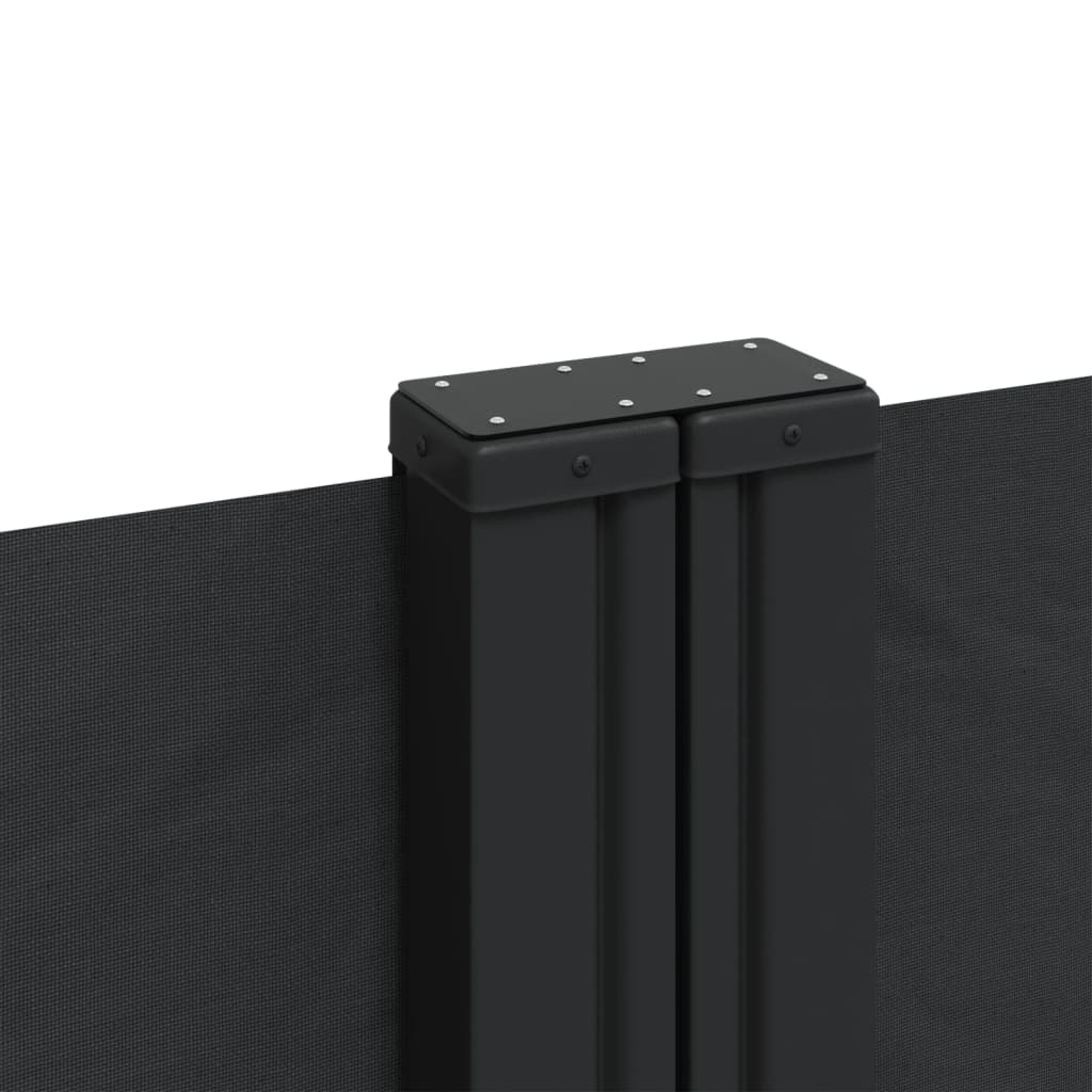 vidaXL Copertină laterală retractabilă, negru, 180x1000 cm