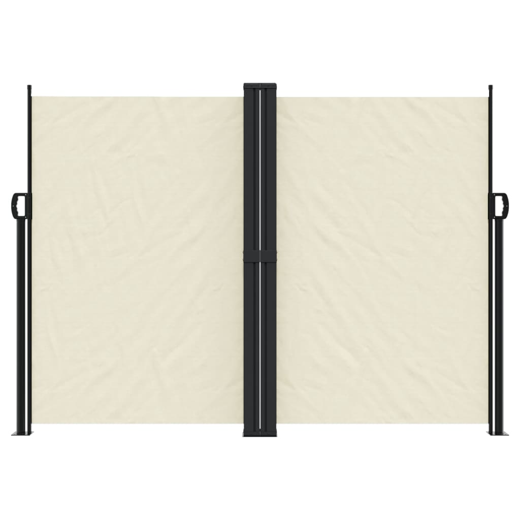 vidaXL Copertină laterală retractabilă, crem, 180x1000 cm