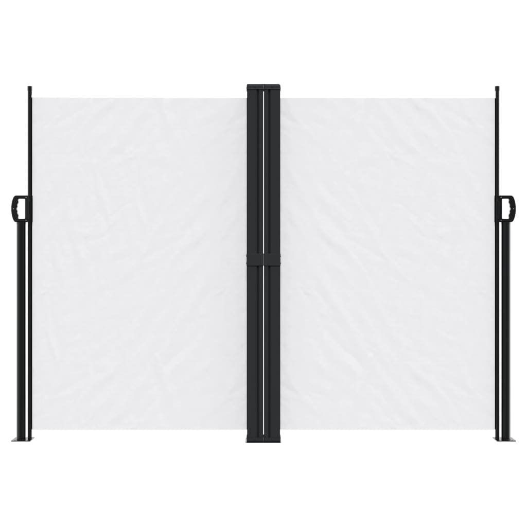 vidaXL Copertină laterală retractabilă, alb, 180x1000 cm