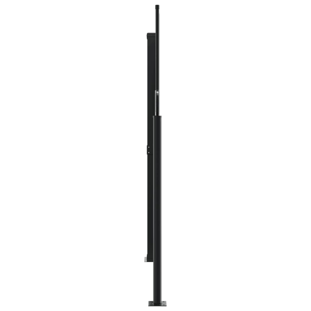 vidaXL Copertină laterală retractabilă, alb, 180x1000 cm