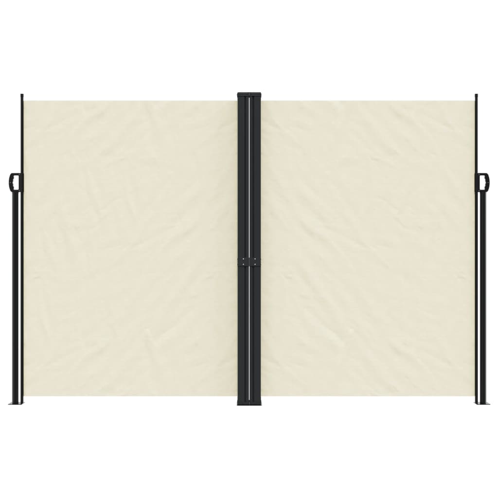 vidaXL Copertină laterală retractabilă, crem, 220x1000 cm vidaXL Copertină laterală retractabilă, crem, 220x1000 cm
