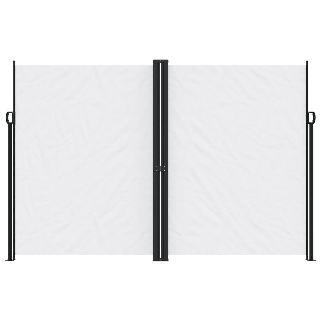 vidaXL Copertină laterală retractabilă, alb, 220x1000 cm vidaXL Copertină laterală retractabilă, alb, 220x1000 cm