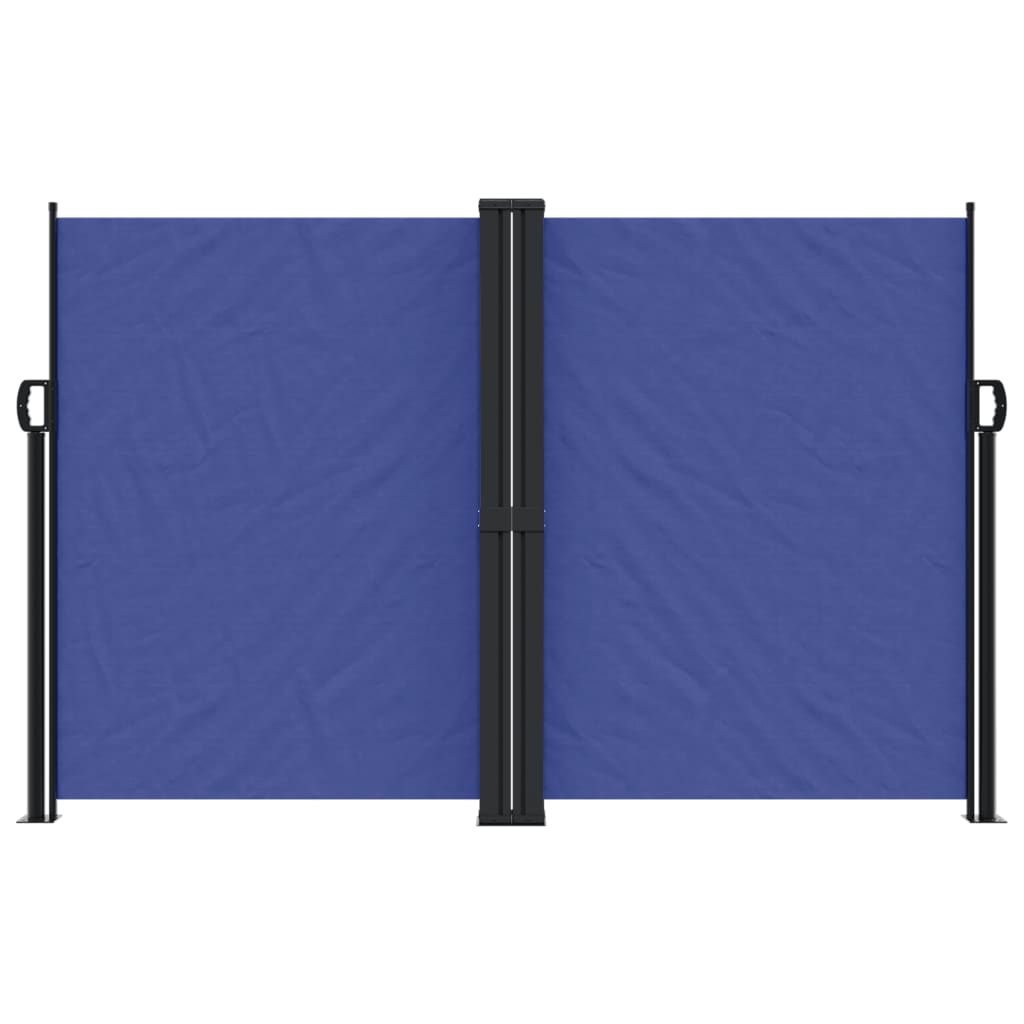 vidaXL Copertină laterală retractabilă, albastru, 160x1200 cm