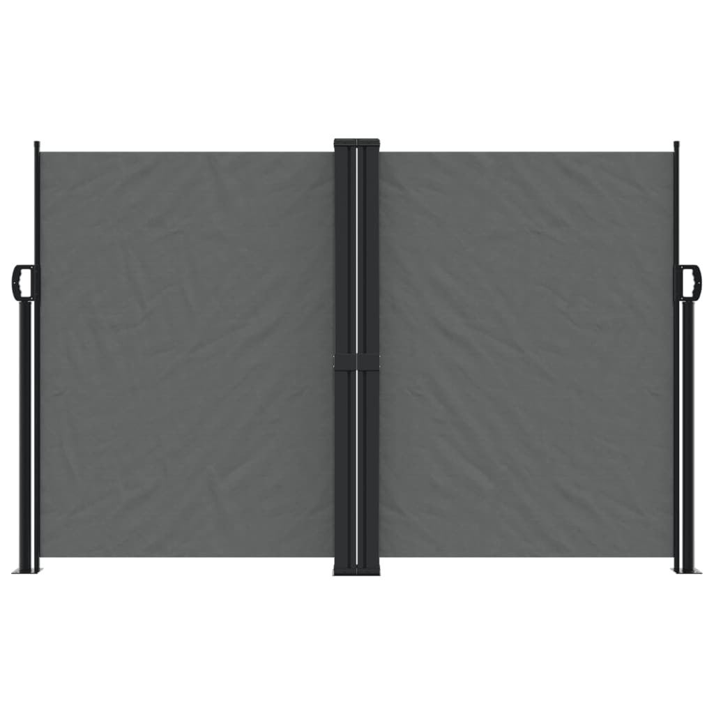 vidaXL Copertină laterală retractabilă, antracit, 160x1200 cm