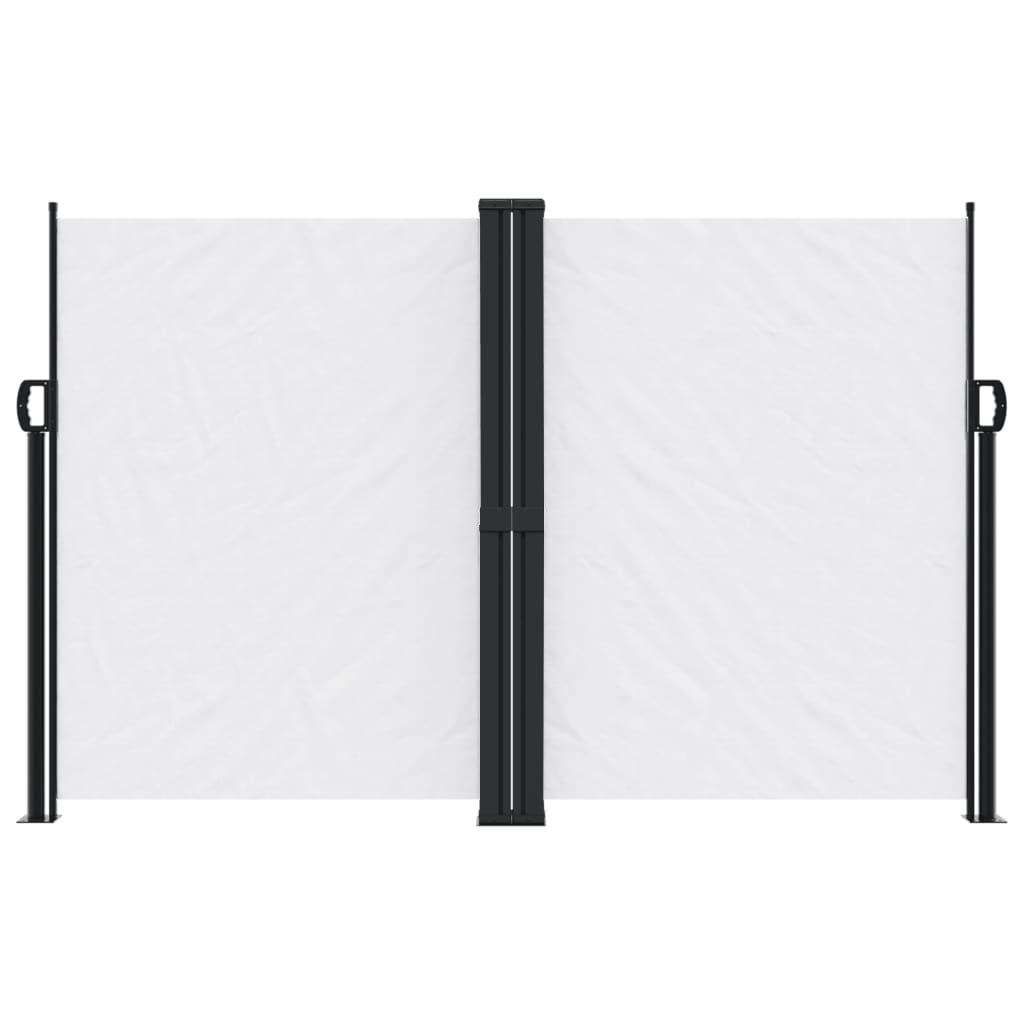 vidaXL Copertină laterală retractabilă, alb, 160x1200 cm vidaXL Copertină laterală retractabilă, alb, 160x1200 cm