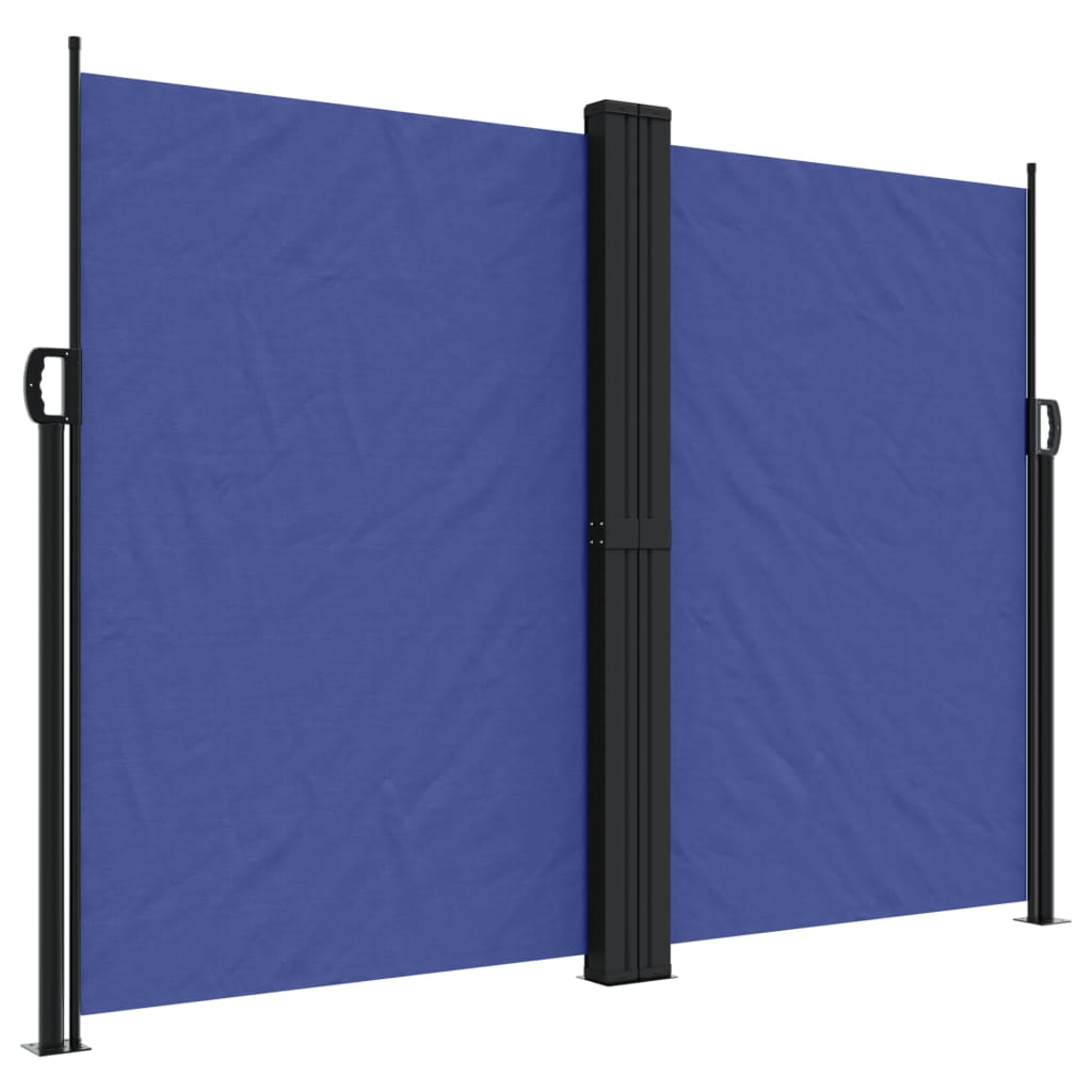 vidaXL Copertină laterală retractabilă, albastru, 180x1200 cm