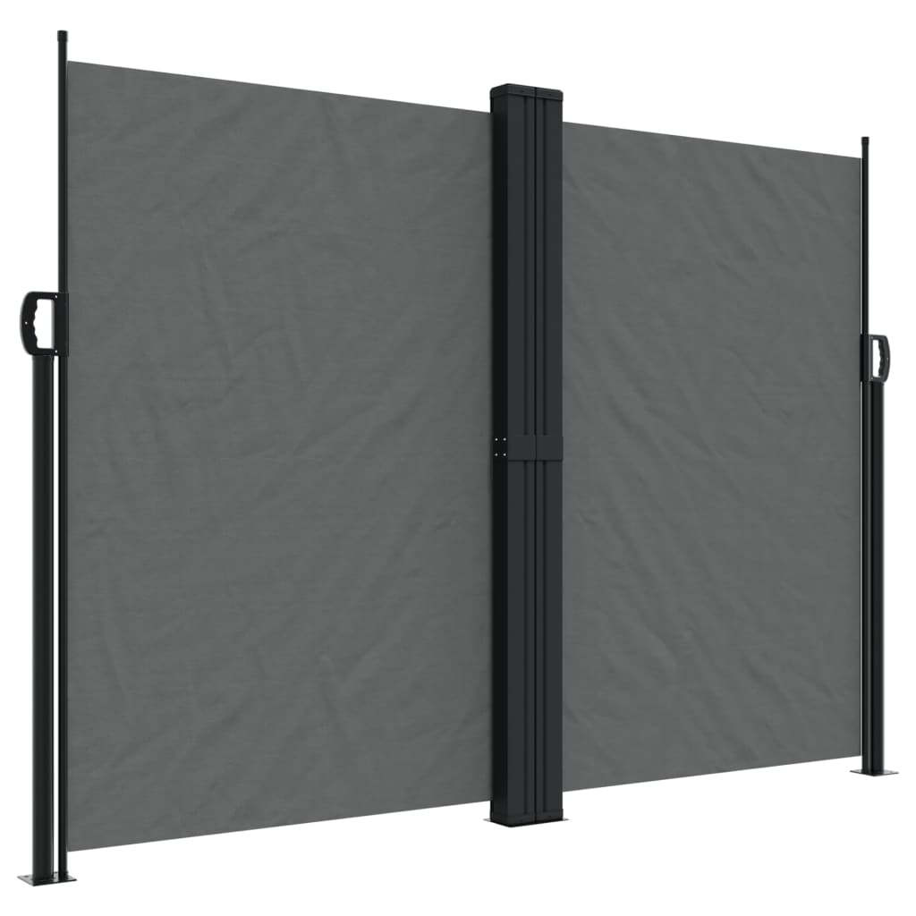 vidaXL Copertină laterală retractabilă, antracit, 180x1200 cm