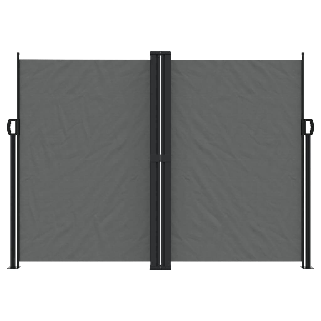 vidaXL Copertină laterală retractabilă, antracit, 180x1200 cm
