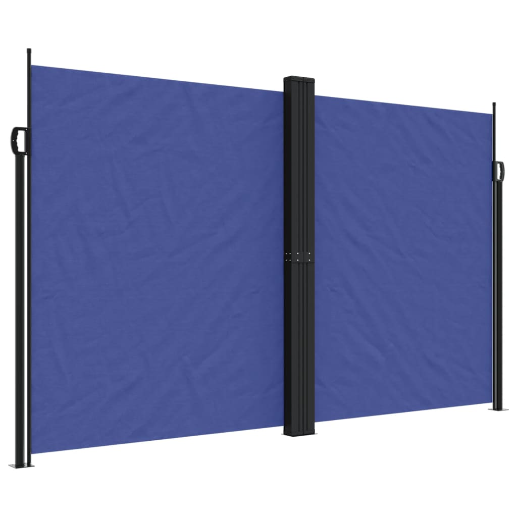 vidaXL Copertină laterală retractabilă, albastru, 200x1200 cm vidaXL Copertină laterală retractabilă, albastru, 200x1200 cm