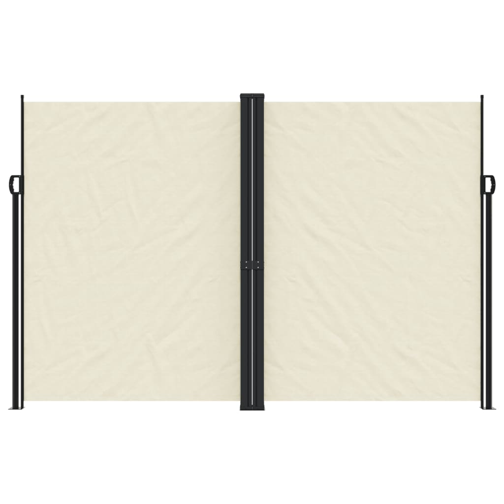 vidaXL Copertină laterală retractabilă, crem, 220x1200 cm vidaXL Copertină laterală retractabilă, crem, 220x1200 cm