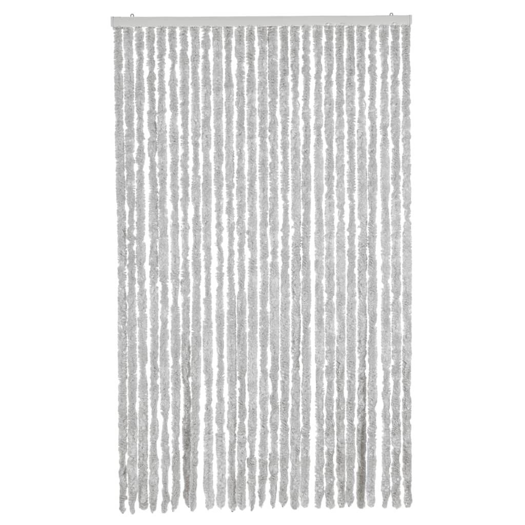 vidaXL Perdea pentru insecte, gri, 118x220 cm, chenille vidaXL Perdea pentru insecte, gri, 118x220 cm, chenille