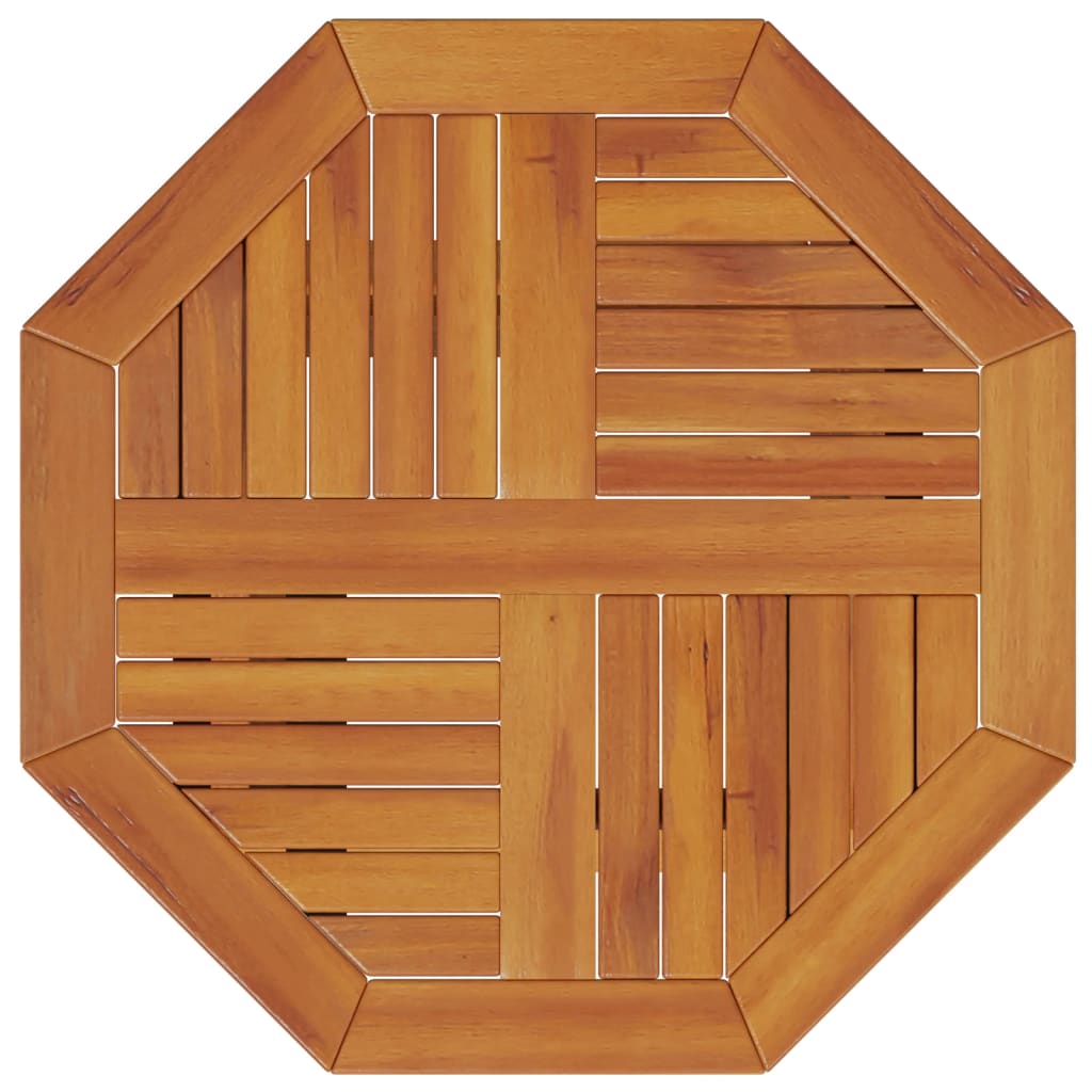 vidaXL Masă de grădină pliabilă, Ø60x75 cm, lemn masiv acacia vidaXL Masă de grădină pliabilă, Ø60x75 cm, lemn masiv acacia