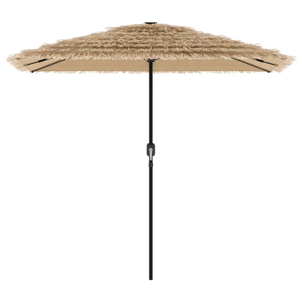 vidaXL Umbrelă soare de grădină cu stâlp din oțel, maro 248x248x248 cm vidaXL Umbrelă soare de grădină cu stâlp din oțel, maro 248x248x248 cm