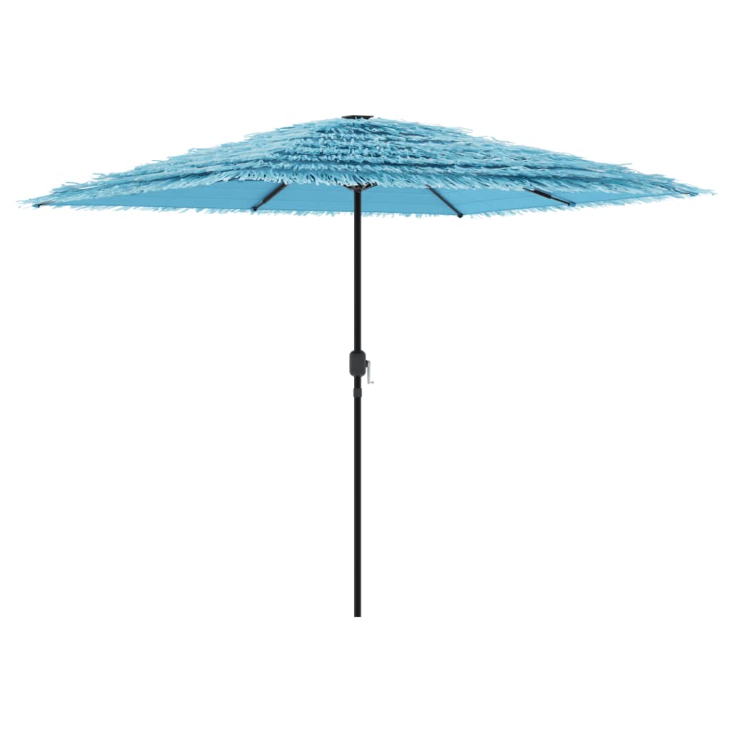 vidaXL Umbrelă soare de grădină stâlp din oțel, albastru 248x248x248cm vidaXL Umbrelă soare de grădină stâlp din oțel, albastru 248x248x248cm