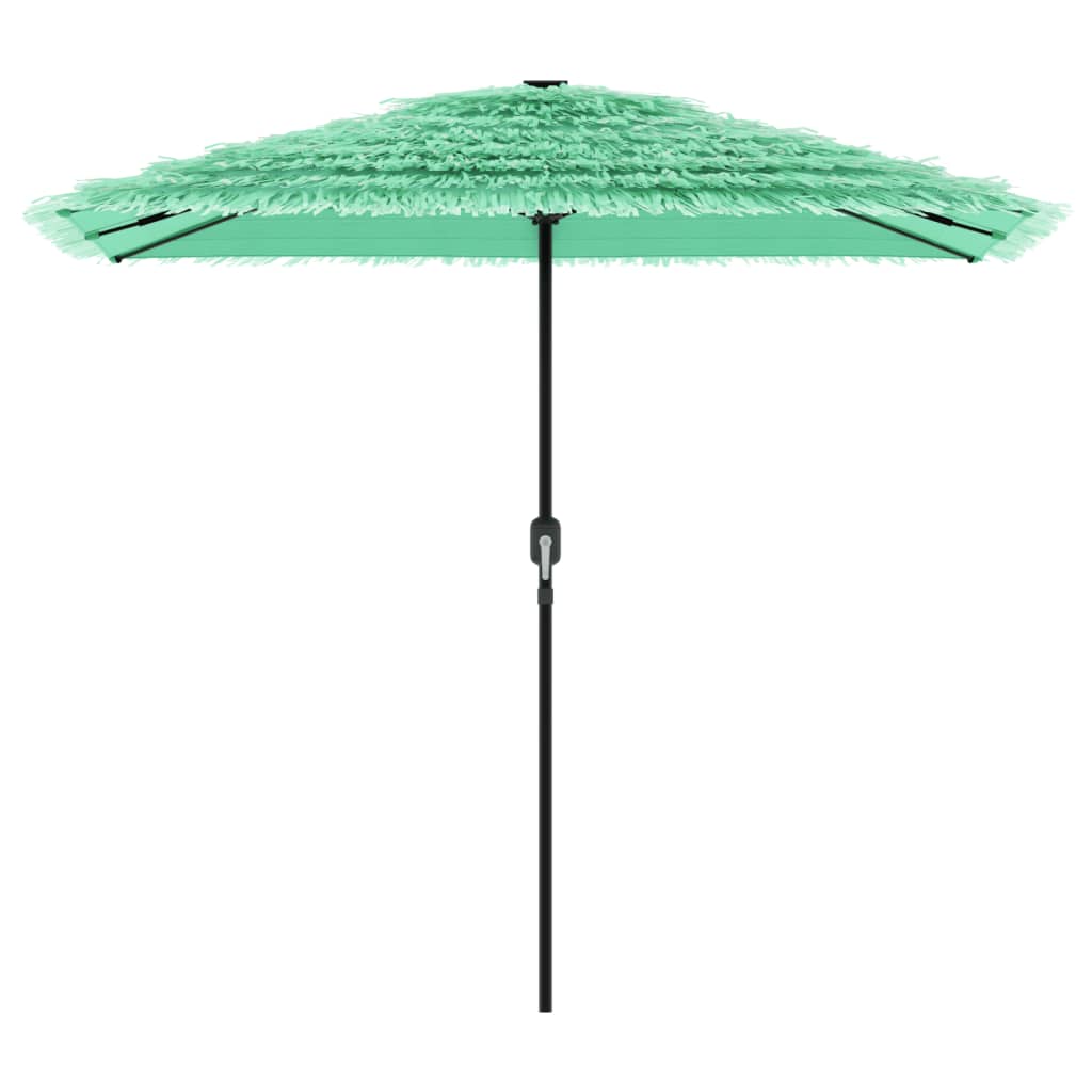 vidaXL Umbrelă soare de grădină cu stâlp din oțel verde 248x248x248 cm
