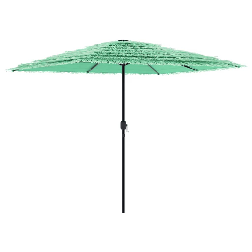 vidaXL Umbrelă soare de grădină cu stâlp din oțel verde 248x248x248 cm