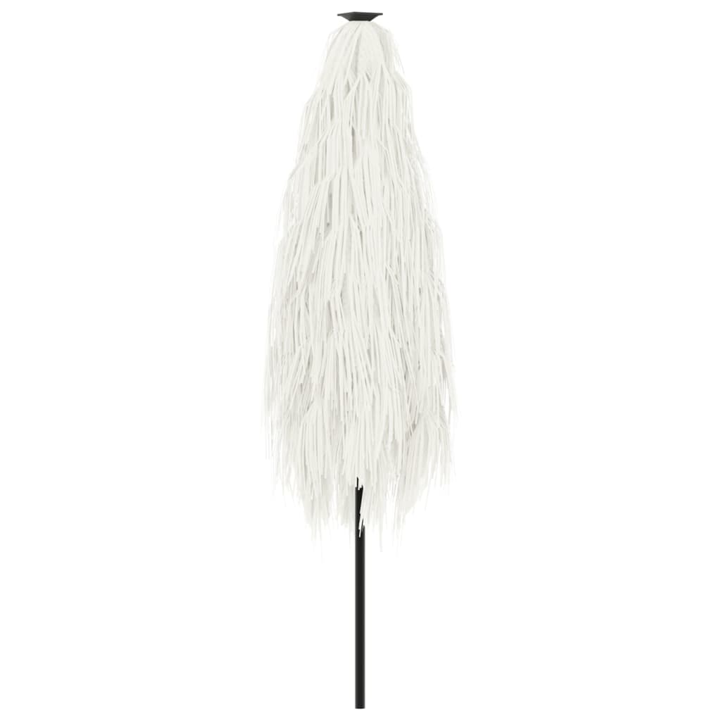 vidaXL Umbrelă soare de grădină stâlp din oțel, alb 248x248x248cm vidaXL Umbrelă soare de grădină stâlp din oțel, alb 248x248x248cm