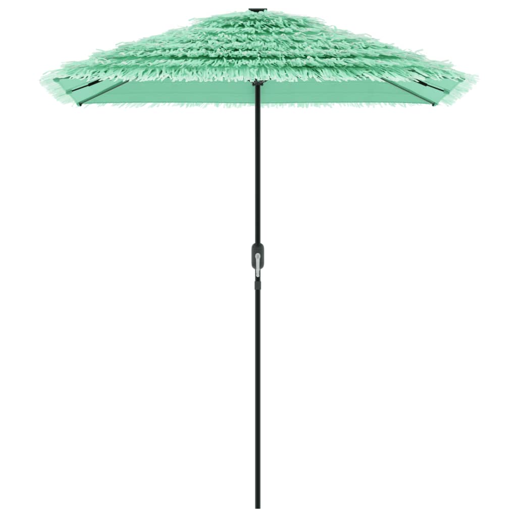 vidaXL Umbrelă soare de grădină cu stâlp din oțel verde 300x200x250 cm